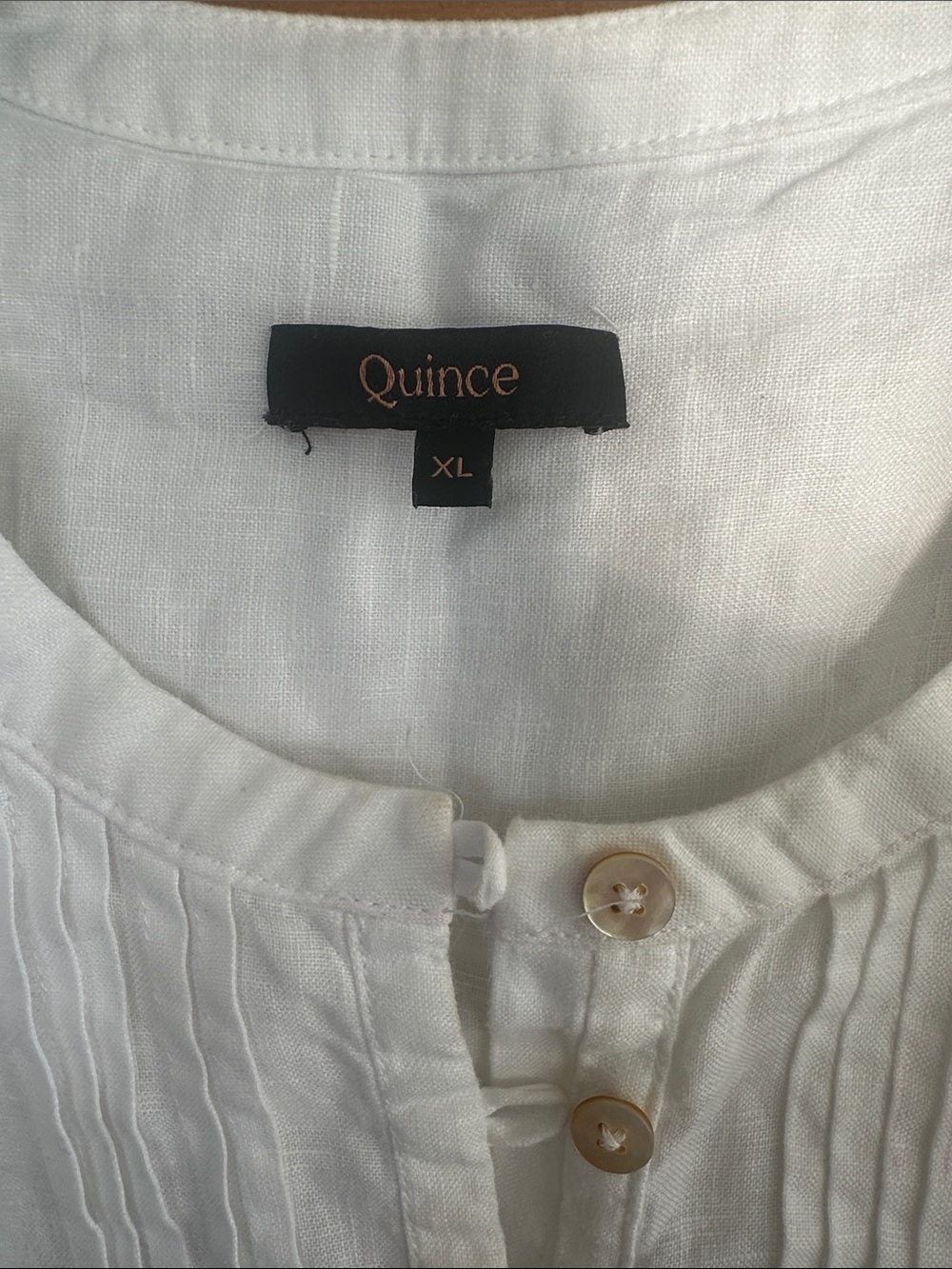 Quince 100% European Linen Sleeveless Swing Dress XL - Picture 4 of 4